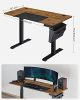 songmics-masa-birou-reglabil-electric-complet-rustic-maro-140x60x72120cm