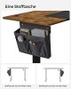 songmics-masa-birou-reglabil-electric-complet-rustic-maro-140x60x72120cm