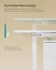 Birou reglabil electric, 60 x 140 x 72-120 cm, alb nori