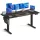 Birou reglabil electric, negru 160x70x73-120cm