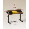 vasagle-masa-birou-inaltime-reglabila-electric-maro-rustic-60-x-120-x-72120-cm