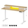 vasagle-masa-birou-reglabil-electric-pe-inaltime-alb-si-natural-60-x-140-x-72120-cm