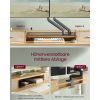 vasagle-masa-birou-reglabil-electric-pe-inaltime-alb-si-natural-60-x-140-x-72120-cm