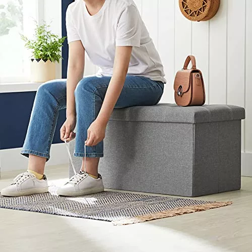 songmics-puf-pliabil-cu-spatiu-de-depozitare-din-panza-puf-gri-76x38x38cm