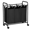songmics-cos-de-rufe-textil-cu-3-saci-detasabile-3x44l-negru