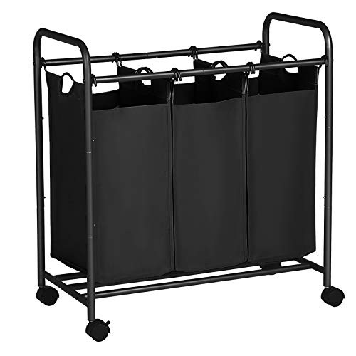 songmics-cos-de-rufe-textil-cu-3-saci-detasabile-3x44l-negru