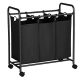 songmics-cos-de-rufe-textil-cu-3-saci-detasabile-3x44l-negru