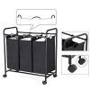 songmics-cos-de-rufe-textil-cu-3-saci-detasabile-3x44l-negru
