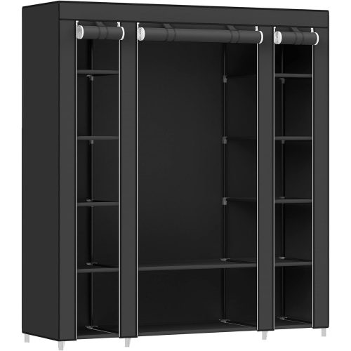 songmics-dulap-portabil-pentru-depozitare-haine-textil-negru-150x45x175cm