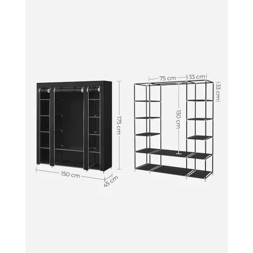 songmics-dulap-portabil-pentru-depozitare-haine-textil-negru-150x45x175cm