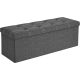 songmics-puf-pliabil-din-piele-artificiala-gri-110x38x38cm
