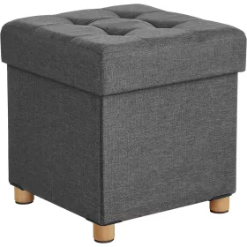 songmics-puf-pliabil-din-panza-gri-inchis-38x38x40cm