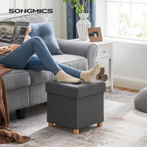 songmics-puf-pliabil-din-panza-gri-inchis-38x38x40cm
