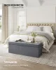 Puf pliabil din catifea, suport pentru picioare, antracit, 110x38x38 cm