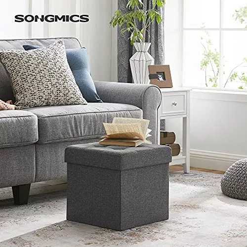songmics-puf-pliabil-cu-spatiu-de-depozitare-din-panza-gri-inchis-38x38x38cm