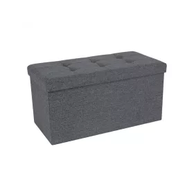 songmics-puf-pliabil-cu-spatiu-de-depozitare-din-panza-gri-inchis-76x38x38cm