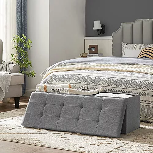 songmics-puf-pliabil-cu-spatiu-de-depozitare-din-panza-gri-110x38x38cm