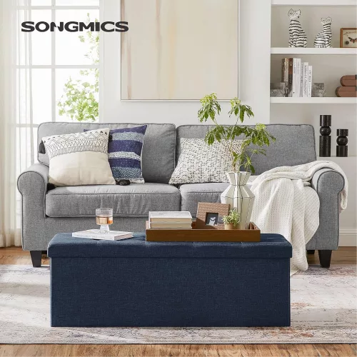songmics-puf-pliabil-cu-spatiu-de-depozitare-din-panza-albastru-110x38x38cm