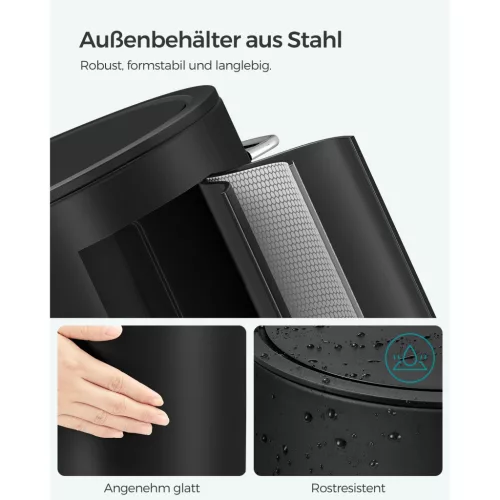 songmics-cos-de-gunoi-pentru-baie-3l-pedala-otel-cu-galeata-de-plastic-26x19cm