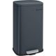 songmics-cos-de-gunoi-30l-pedala-capac-cu-inchidere-amortizata-gri-fum-35x24x63cm