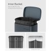 songmics-cos-de-gunoi-30l-pedala-capac-cu-inchidere-amortizata-gri-fum-35x24x63cm