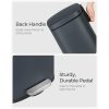 songmics-cos-de-gunoi-30l-pedala-capac-cu-inchidere-amortizata-gri-fum-35x24x63cm