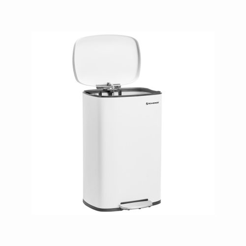 songmics-cos-de-gunoi-50l-pedala-capac-cu-inchidere-amortizata-alb-42x37x65cm