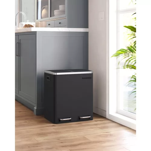 songmics-cos-de-gunoi-selectiv-2-x-15l-pedala-otel-cerneala-neagra