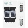 songmics-cos-de-gunoi-selectiv-2-x-15l-pedala-otel-cerneala-neagra