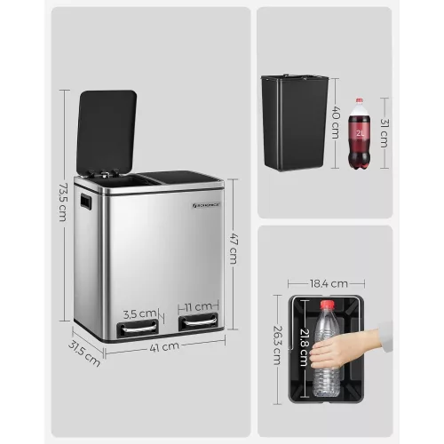 songmics-cos-de-gunoi-selectiv-2-x-15l-pedala-otel-41x31x47cm-argintiu-si-negru