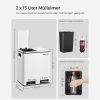 songmics-cos-de-gunoi-de-bucatarie-2-x-15l-pedala-otel-41x31x47cm-alb