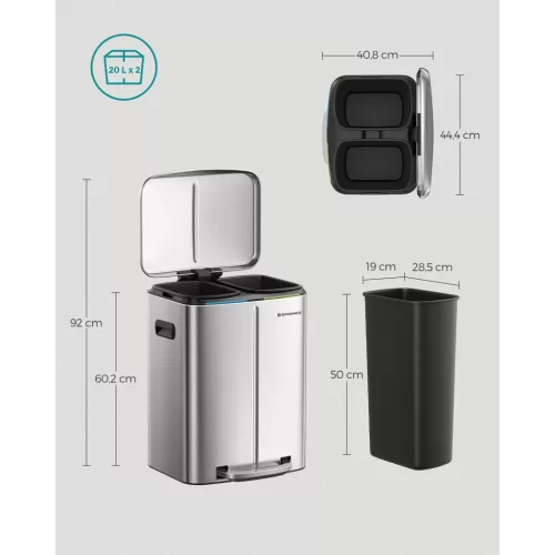 songmics-cos-de-gunoi-dublu-2x20l-cu-control-al-mirosurilor-cu-pedala-cu-doua