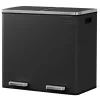 Coș de gunoi cu două compartimente, 2 x 24L, pedală, negru, 58.5 x 32 x 55 cm