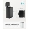 songmics-cos-de-gunoi-cu-pedala-40l-negru-cu-15-saci-de-gunoi