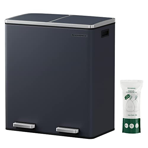 songmics-cos-de-gunoi-selectiv-2x30l-gri