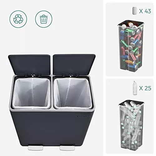 songmics-cos-de-gunoi-selectiv-2x30l-gri