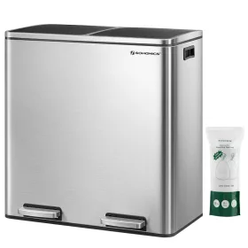 songmics-cos-de-gunoi-selectiv-2x30l-argintiu