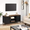 songmics-dulap-tv-cu-2-usi-rafturi-maro-rustic-si-negru-120x40x55cm