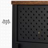 songmics-dulap-tv-cu-2-usi-rafturi-maro-rustic-si-negru-120x40x55cm