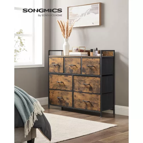 songmics-dulap-de-depozitare-cu-7-sertare-din-textil-dulap-de-haine-maro-rustic-98x28x85cm