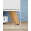 vasagle-dulap-tv-2-usi-rafturi-alb-140x40x45cm