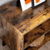 vasagle-dulap-tv-cu-doua-usi-rafturi-maro-rustic-140x40x45cm