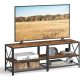 vasagle-suport-tv-cu-rafturi-maro-rustic-140x39x52cm