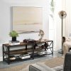 vasagle-suport-tv-cu-rafturi-maro-rustic-140x39x52cm