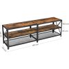 vasagle-suport-tv-cu-rafturi-maro-rustic-140x39x52cm