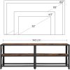 vasagle-suport-tv-cu-rafturi-maro-rustic-140x39x52cm