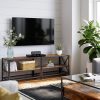 vasagle-suport-tv-cu-rafturi-maro-rustic-160x39x52cm
