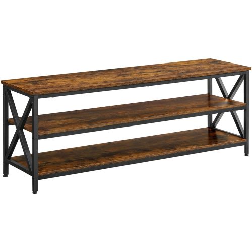 vasagle-suport-tv-cu-rafturi-maro-rustic-147x40x50cm
