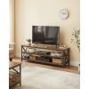 vasagle-suport-tv-cu-rafturi-maro-rustic-147x40x50cm