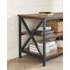 vasagle-suport-tv-cu-rafturi-maro-rustic-147x40x50cm